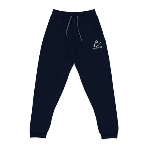 Embroidered Relaxed Joggers — Minimal Cat Outline