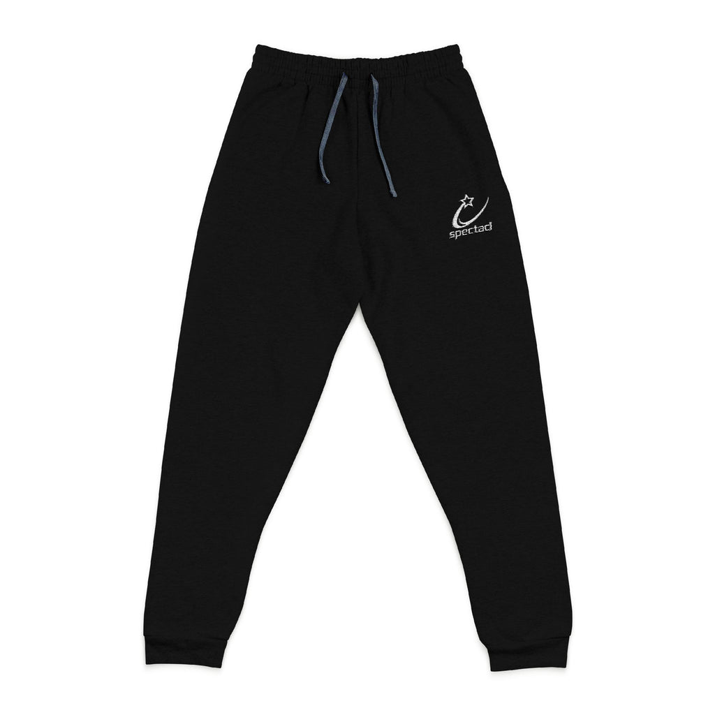 Embroidered Relaxed Joggers — Minimal Cat Outline