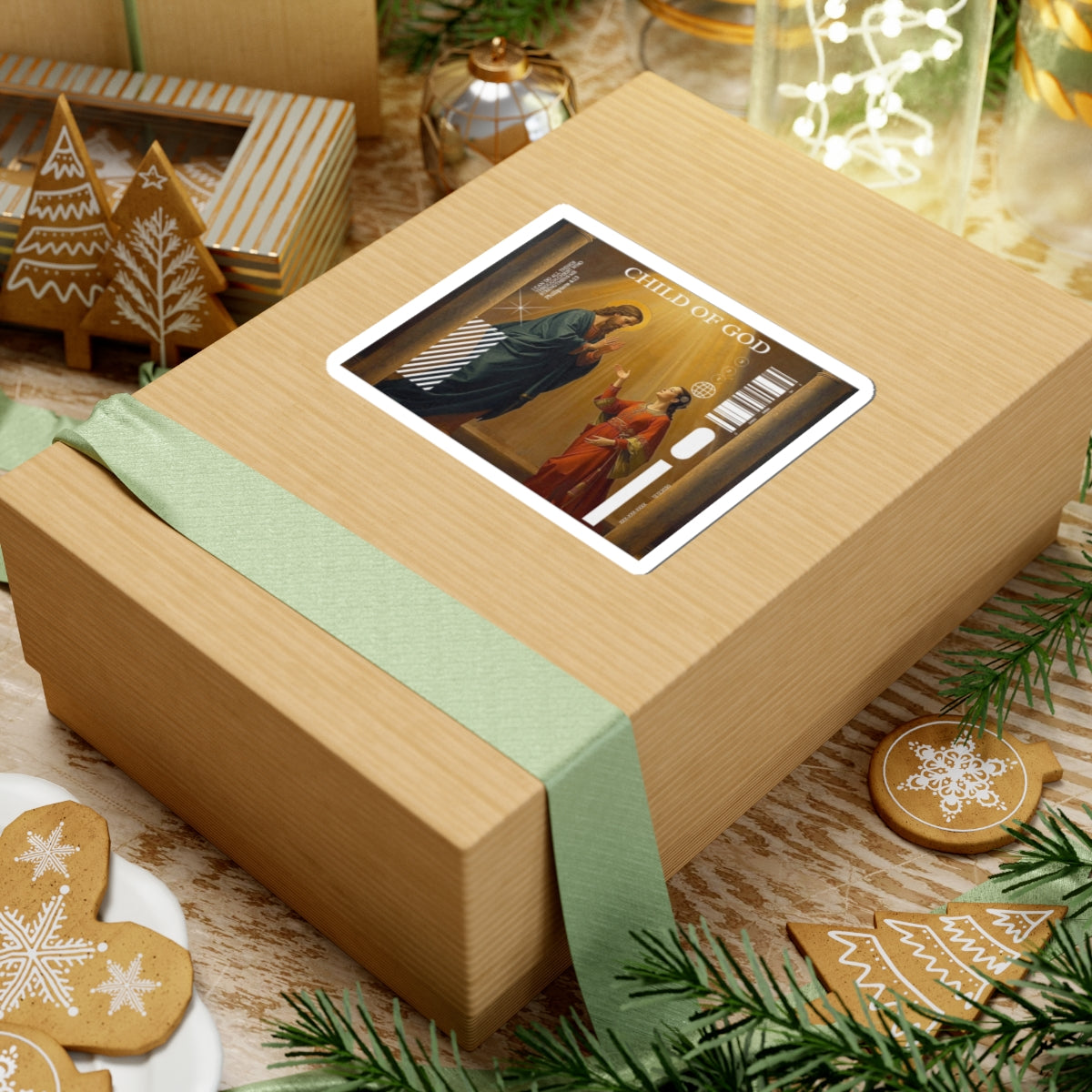 Child of God Religious Kiss-Cut Sticker — Christian Faith Laptop Decal