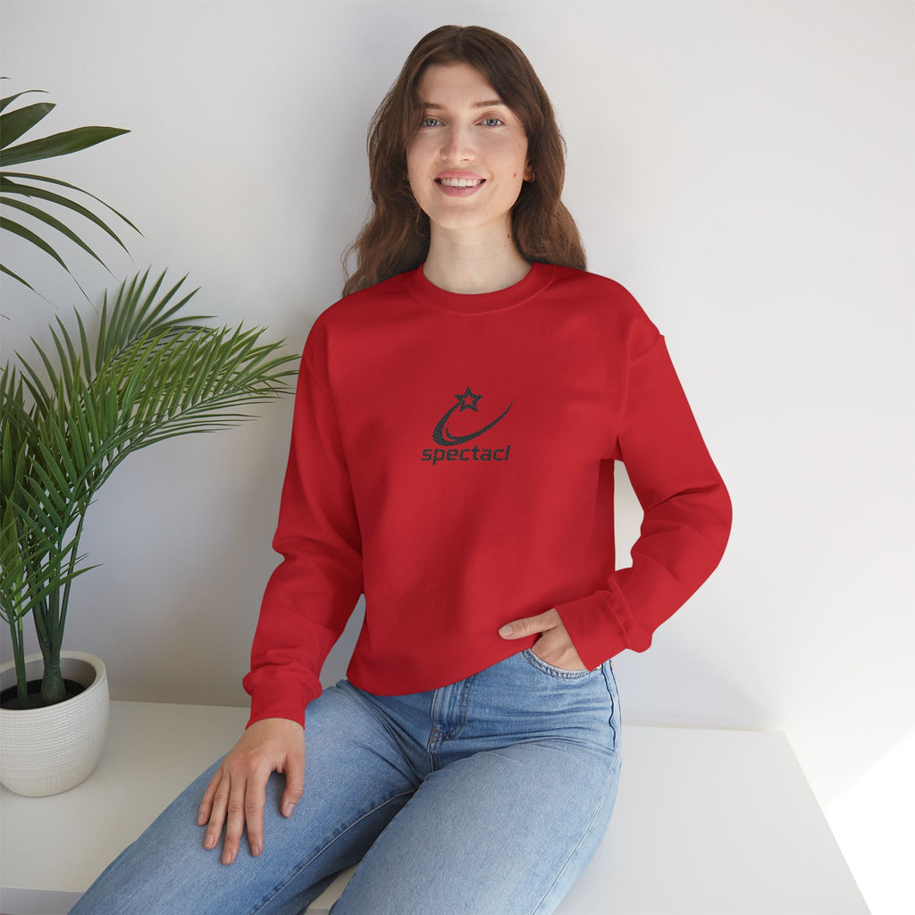 Spectacl Singature Logo Crewneck Sweatshirt embroidered