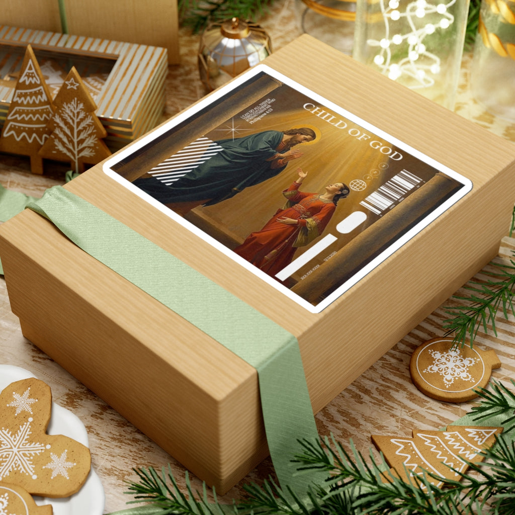 Child of God Religious Kiss-Cut Sticker — Christian Faith Laptop Decal