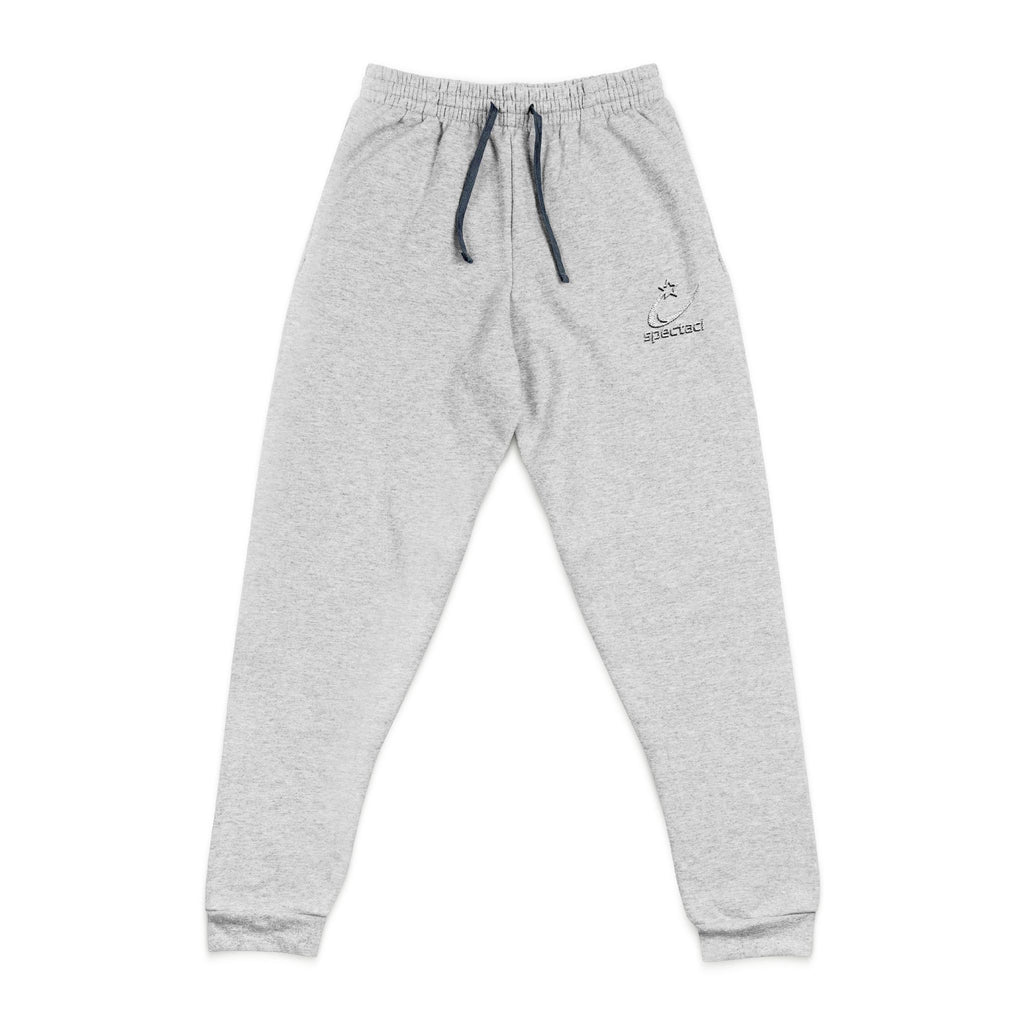 Embroidered Relaxed Joggers — Minimal Cat Outline