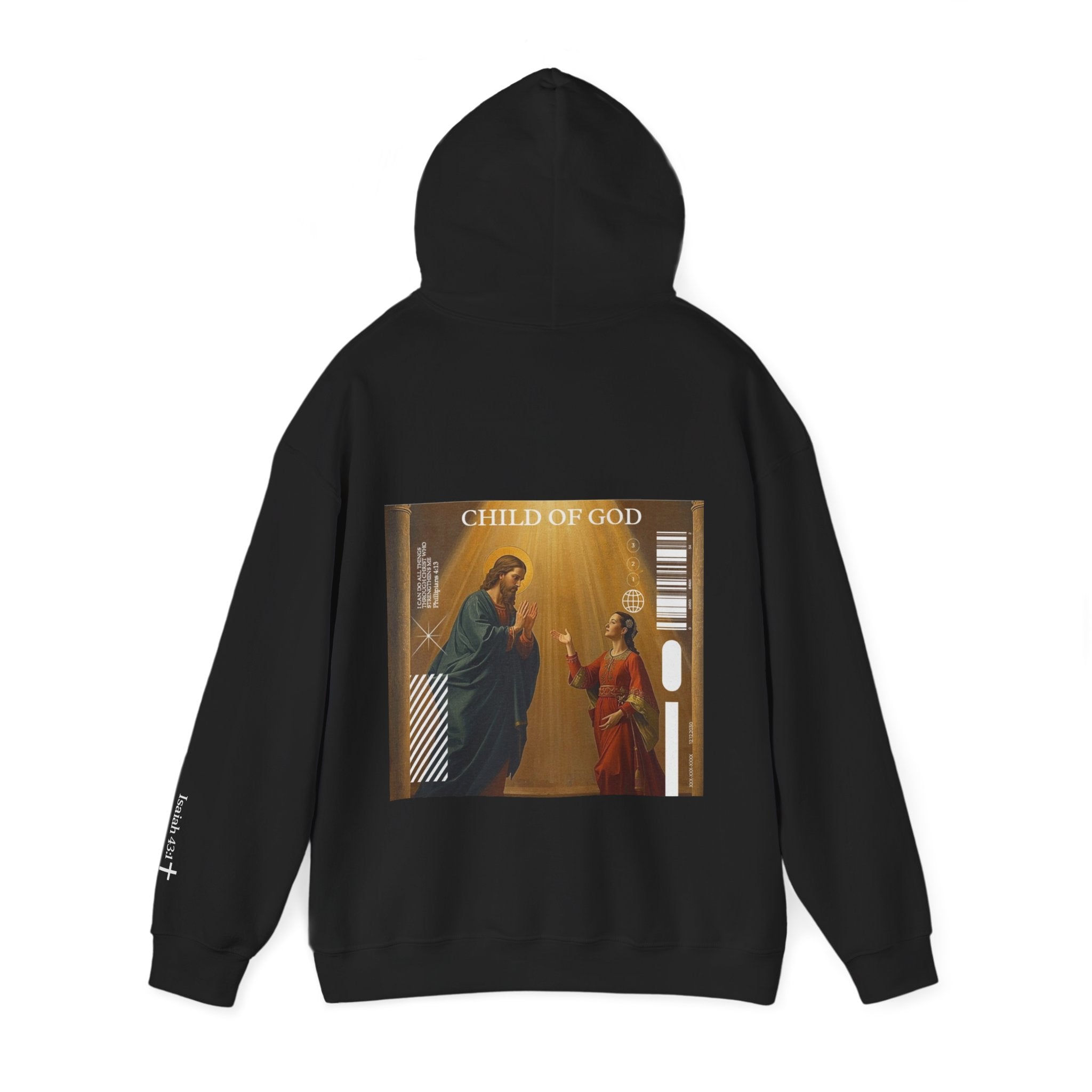 Unisex Hoodie - 'Child of God' Jesus Graphic Hooded Sweatshirt