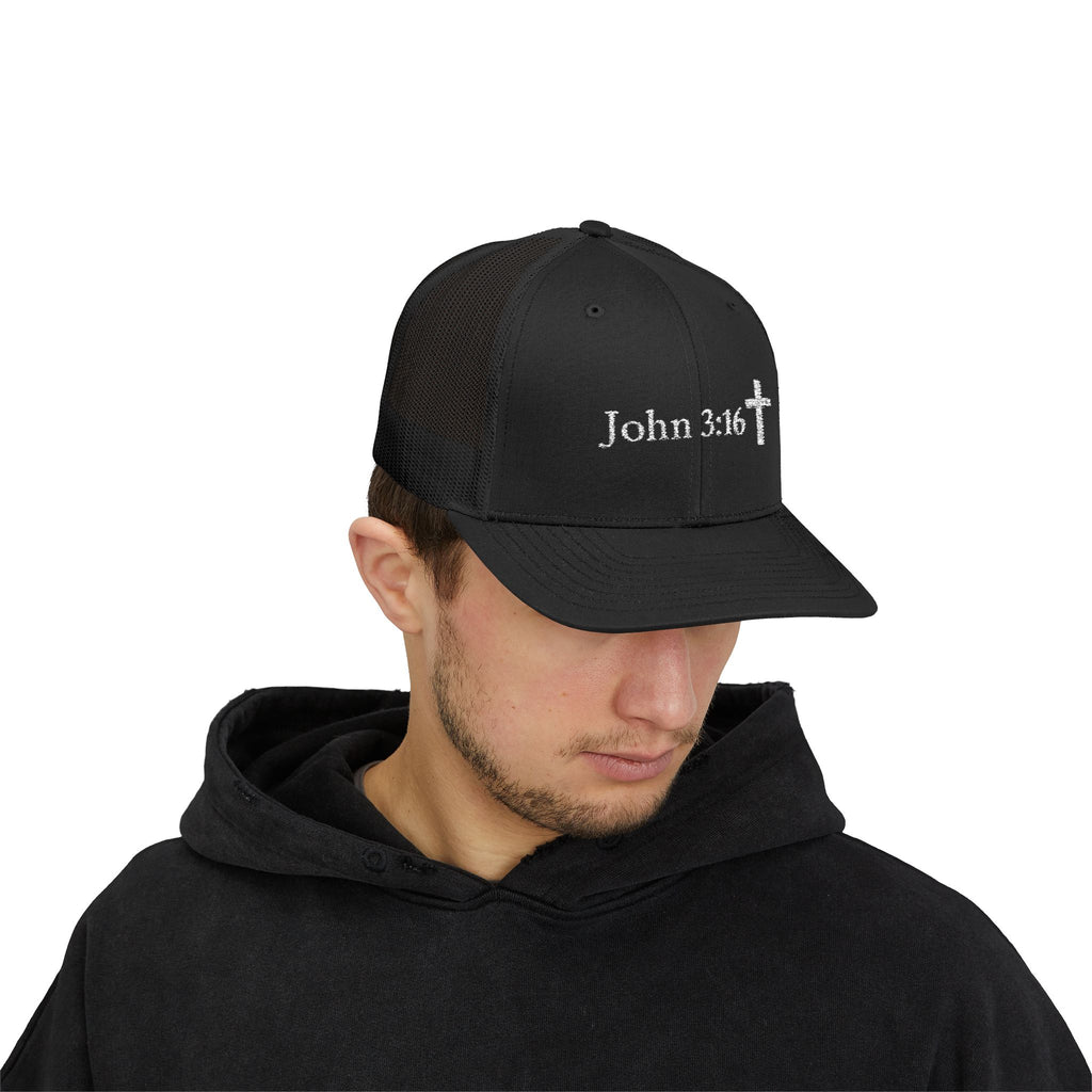John 3:16 Cap — Christian Snapback Hat