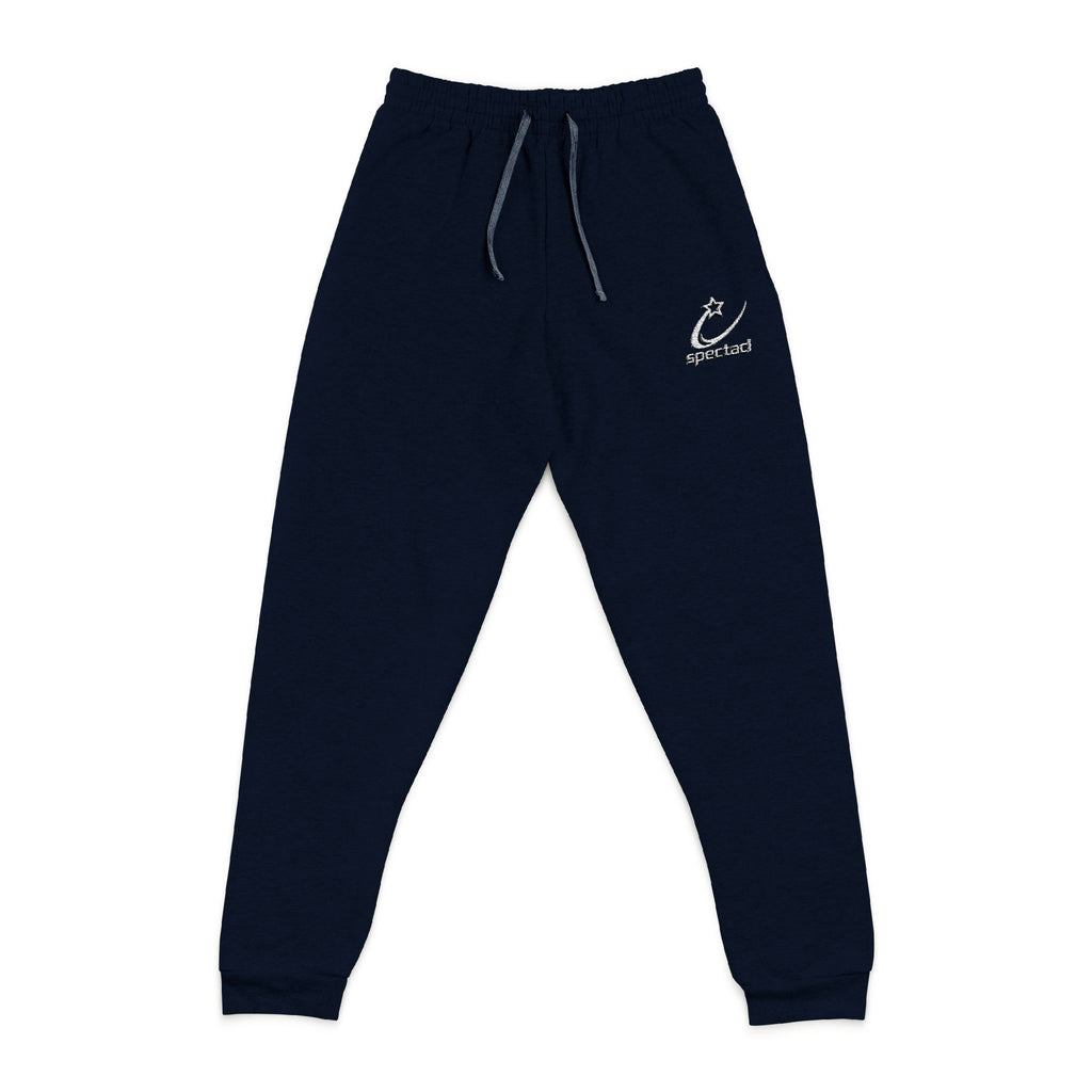 Embroidered Relaxed Joggers — Minimal Cat Outline