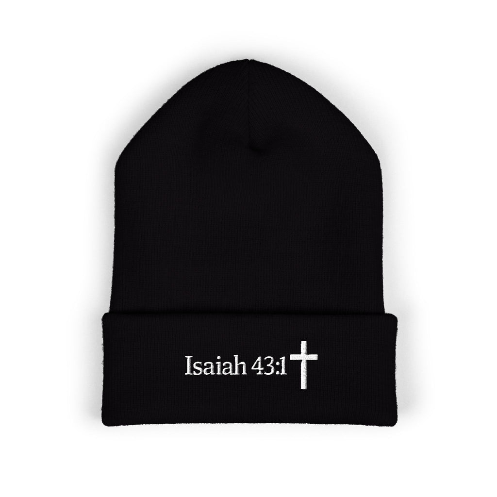Isaiah 43:1 Classic Cuffed Beanie (Embroidery)