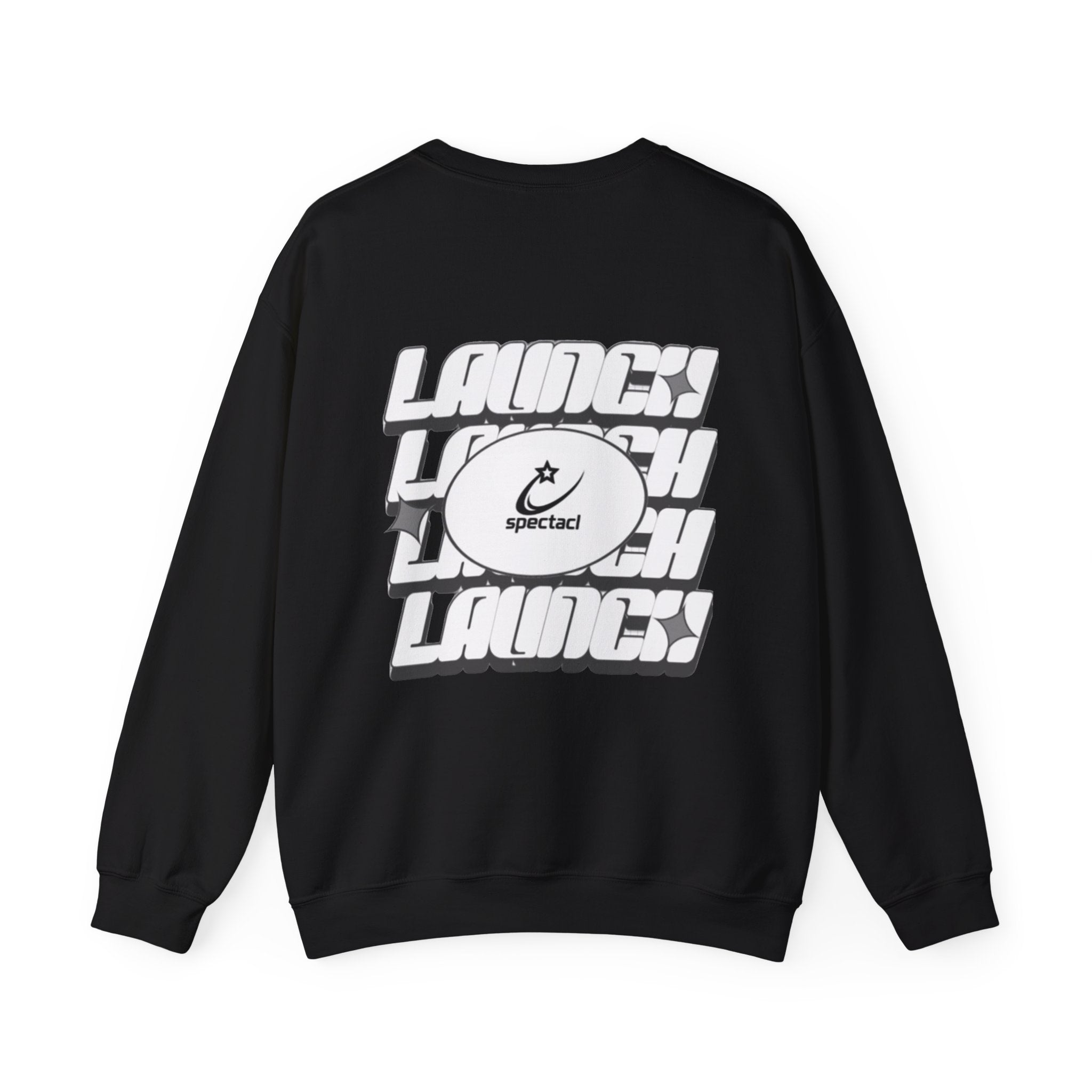 Spectacl 'Launch!' Crewneck Sweatshirt — Signature logo Pullover