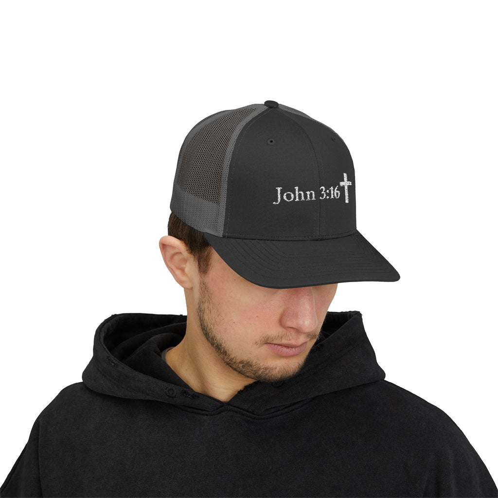 John 3:16 Cap — Christian Snapback Hat